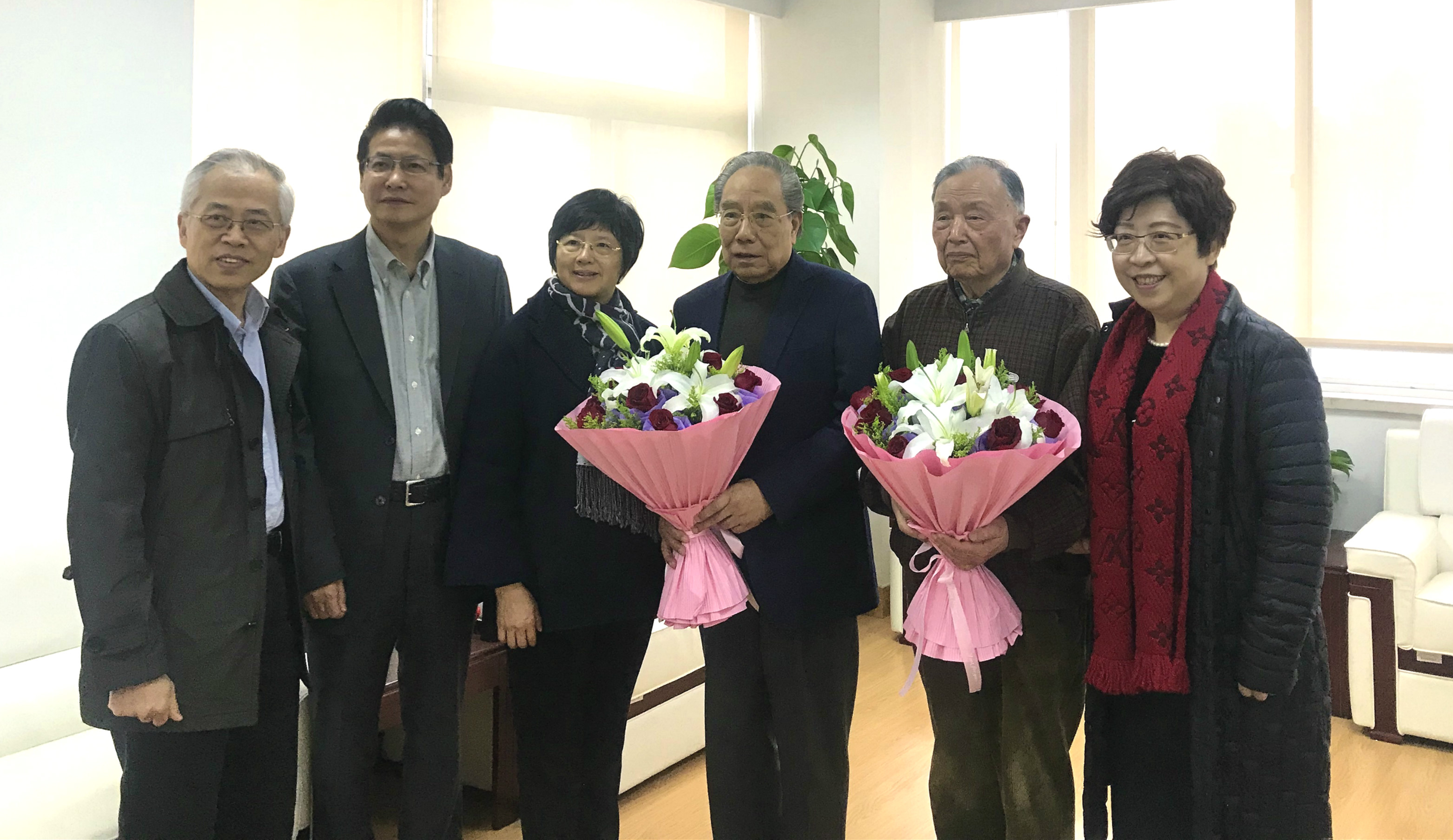 上海市副市长宗明一行慰问开元集团朱南孙、严世芸、蔡淦三位名老中医